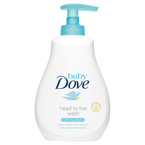 Dove Baby Wash Head To Toe Rich Moisture 200 Ml Basic