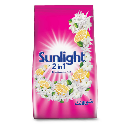 Sunlight Washing Powder 2In1 Clean Jasmine Pink 760 Gm