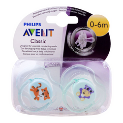 Philips Avent Orthodontic Soother Classic 0-6M Scf169/23