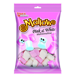 Tians Mallow Pink And White Bag 100 G