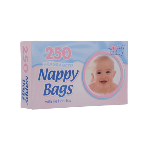 Fragranced Nappy Bags With Tie Handles 250