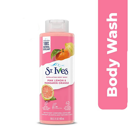 St.Ives Body Wash Pink Lemon & Mandarin Orange 473 Ml