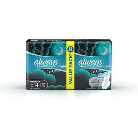 Always Dreamz All Night Ultra Duo Pack S5 12Pcs