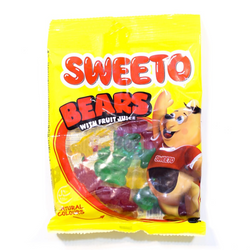 Sweeto Jelly Bears With Fruit Juice 80 Gm