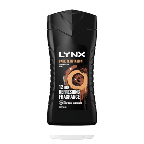 Lynx Shower Gel Dark Temptation 12 Hrs Fragrance 225 Ml