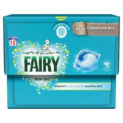 Fairy Washing Pods Non Bio 15 Wash Sensitive Skin 289.2 Gm
