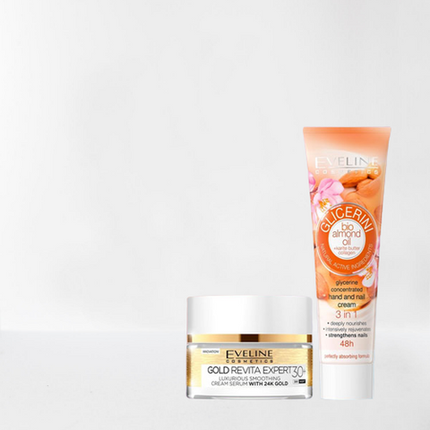 Almond Hand Cream & Goldlift Expert 30+