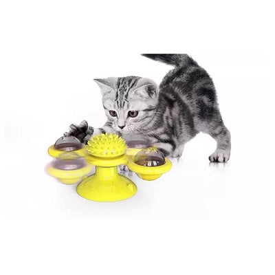 Fidget Cat Toy With Light N Catnip Ball