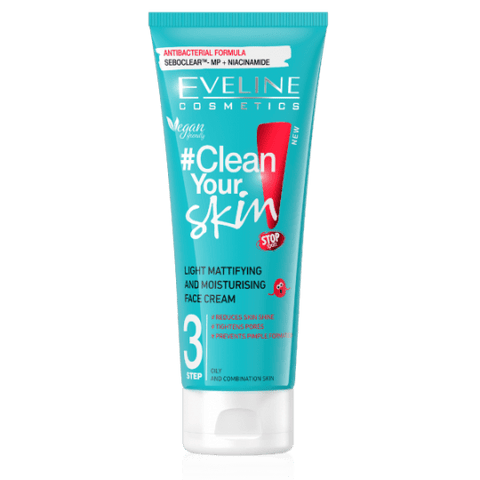 Clean Your Skin Step 3 Light Mattifying & Moisturizing Face Cream 75ML