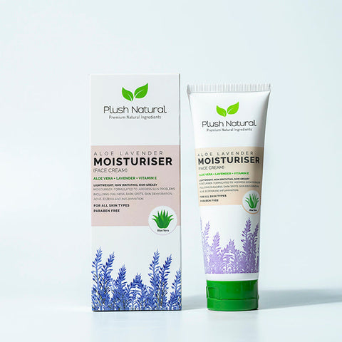 Plush Natural Aloe Lavender Moisturiser Face Cream 100ML