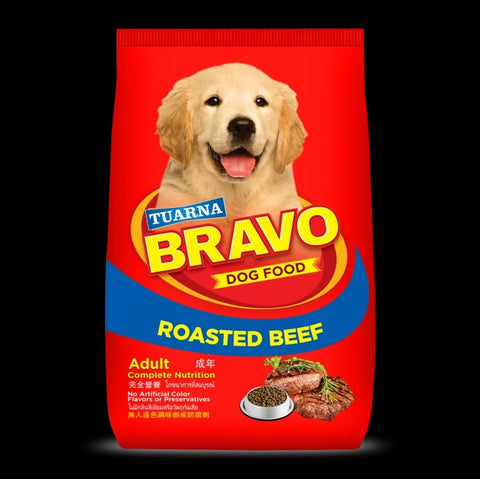 Tuarna Bravo Dog Food Roasted Beef 1300g