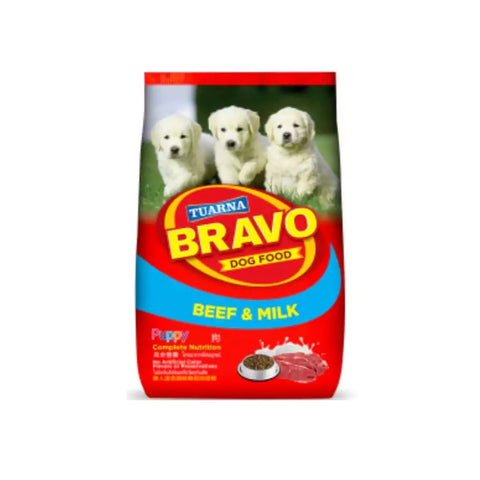 Tuarna Bravo Dog Food Beef & Milk 1300g