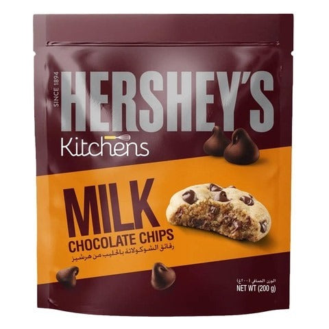 Hersheys Milk Chocolate Chips 200g