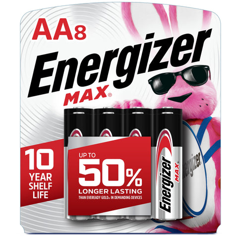 Energizer Max AA Battries 8 Pack