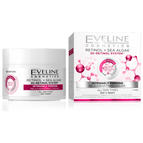 Eveline Retinol + Sea Algae 3D Retinol System Intensely Firming Rejuvenating Day&Night Cream