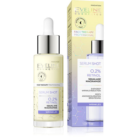 Eveline Serum Shot 0.2% Retinol Squalane Niacinamide  Wrinkles