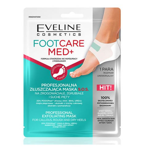 Foot Care Med+ Prof Exfoliating Mask (For Callous Rouge & Dry Heels)