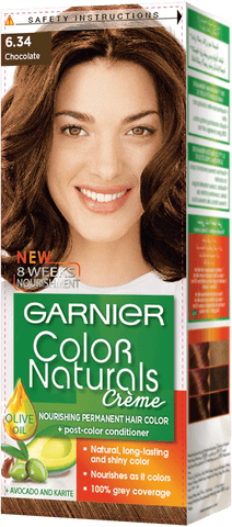 Garnier Hair Color Chocolate 6.34