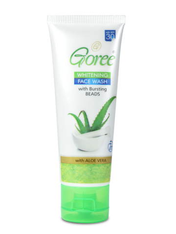 Goree Whitening Face Wash With Bursting BEADS (Green)