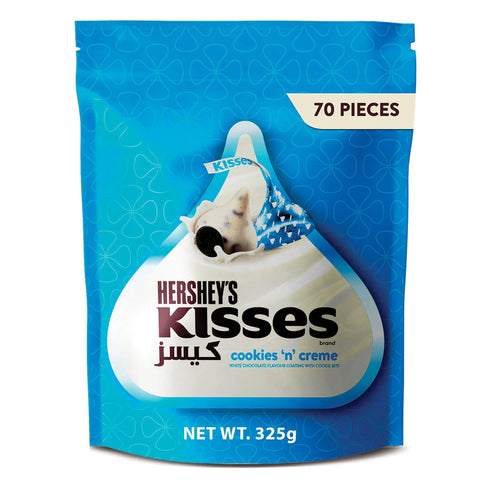 HERSHEYS Kisses Cookies Creme  Chocolate 325g