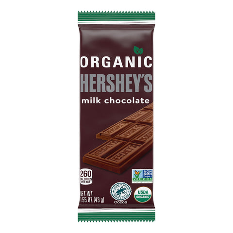 Hersheys Organic Milk Chocolate Bar 1.55 oz