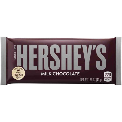 Hersheys  Milk Chocolate Bar 43g