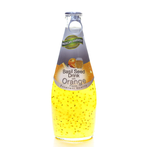 American Harvest Basil Seed Drink with Orange, 290ml