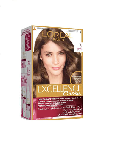 Loreal Exc Hair Color Dark Blonde 6