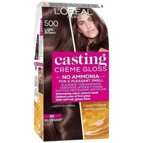 Loreal Casting Hair Color Light Brown 500