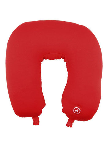 U-Shape Air Cushion Neck Massager Red 780x110x100millimeter