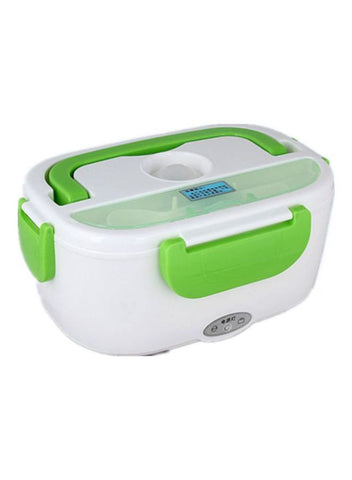 Electric Lunch Box White/Green 180x115x247millimeter