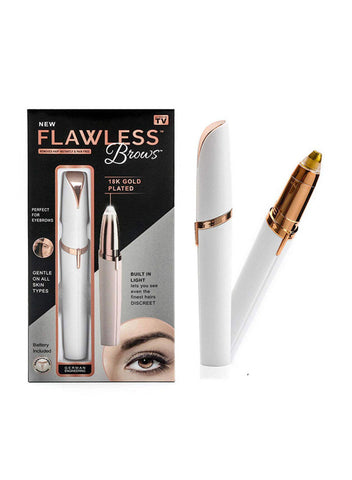 Elegant Eyebrow Hair Remover White/Gold