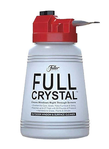 Full Crystal Window Glass Cleaning Spray Bottle White