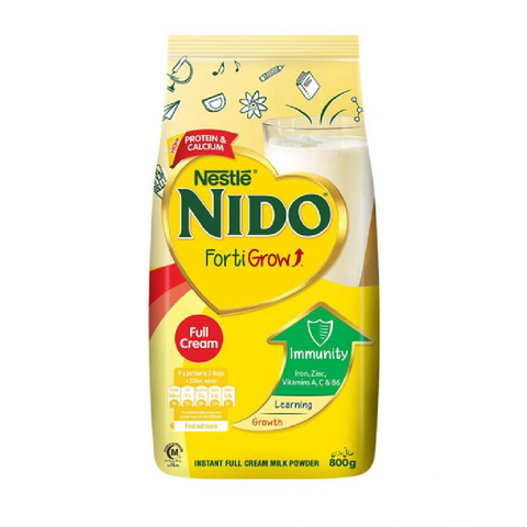 Nestle Nido Fortigrow Full Cream Milk Powder 800Gm
