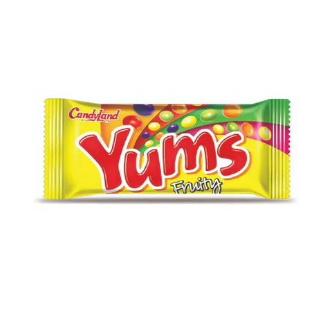 Candyland Yums Fruity Chew 25 Gm Pc