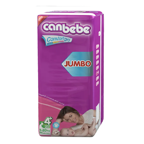 Canbebe Diaper Jumbo Maxi Plus 4 50Pcs 9-20 Kg