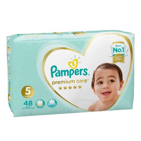 Pampers Diaper Premium Care Mega Junior 5 48Pcs 11-25 Kg