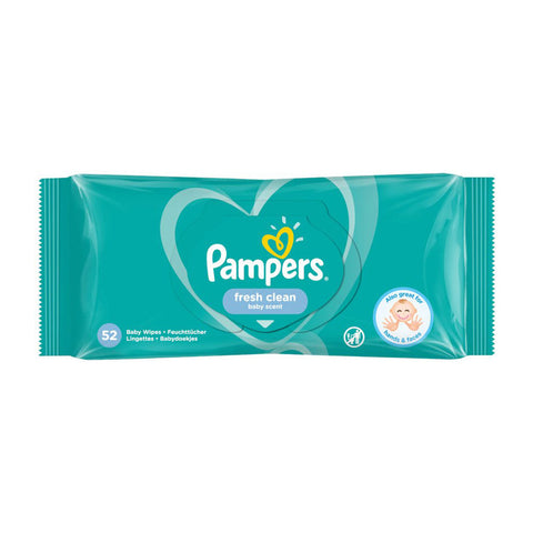 Pampers Baby Wipes Fresh Clean Scent 52Pc
