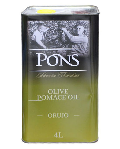 Pons Olive Oil Pomace Tin 4L