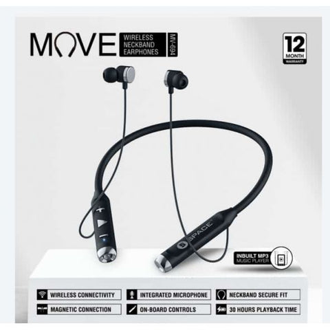 Move Wireless Neckband Earphones