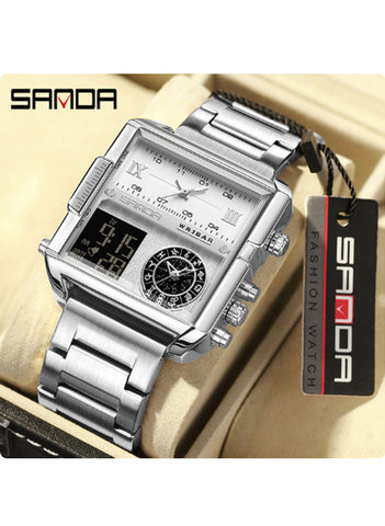 SANDA Top Brand Luxury Original Sports Wrist Watch For Men