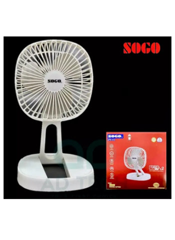 Sogo Portable Rechargable Fan