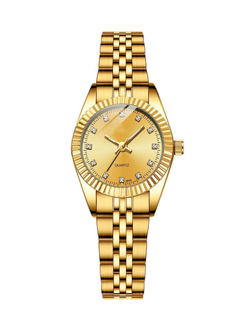 Analogue Quartz Watch Golden Coloured