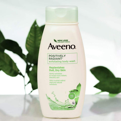 Aveeno Body Wash Positively Radiant Fresh Scent 532 Ml