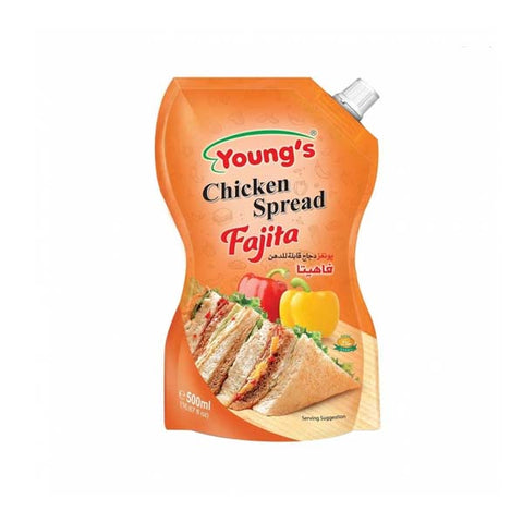 Youngs Chicken Spread Fajita Pouch 500ml