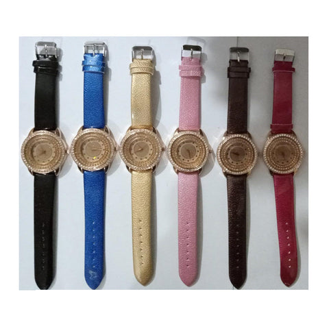 Girl's New Fancy Fashionable Stylish Watch With High Quality Straps Wrist Watch For Girls/Womens High Quality Watch Pack Of 6