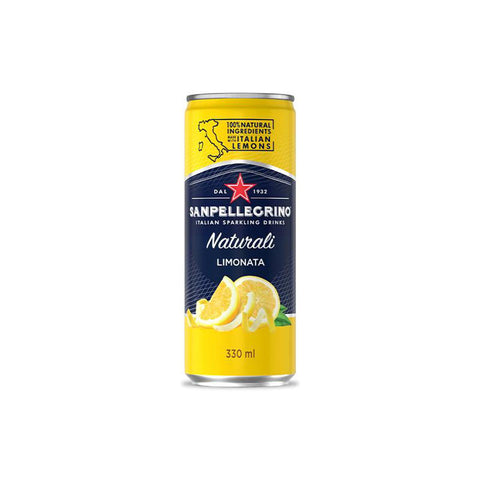 San Pellegrino Drink Lemon Tin 330ml