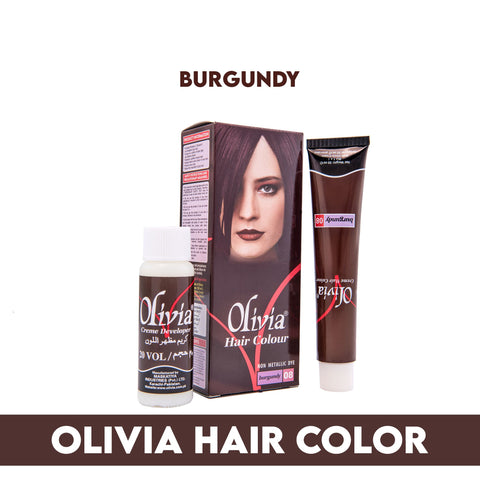 Hair Colour - Burgundy (Dark Red)