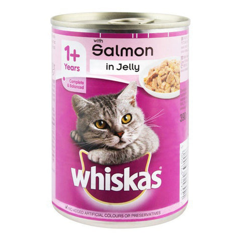 Whiskas Cat Food Salmon In Gravy 390g