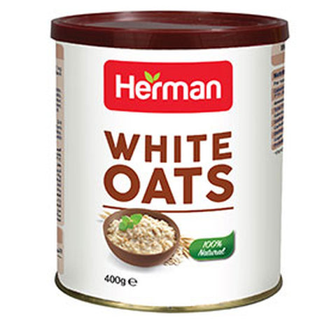 Herman White Oats Tin 400g